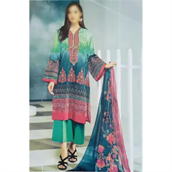 Cotton Unstitched Ladies Suits