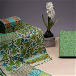 Cotton Unstitched Ladies Suits